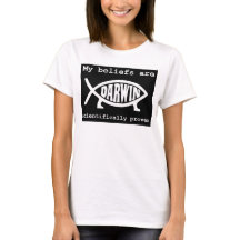 Atheistischer Darwin-T - Shirt