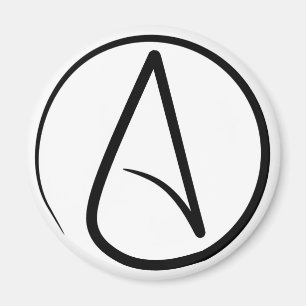 Atheistischer Symbol-Magnet Magnet