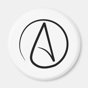 Atheistischer Symbol-Magnet Magnet