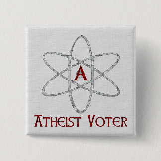 ATHEISTISCHER WÄHLER BUTTON