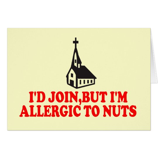 Atheistischer Witz Karte