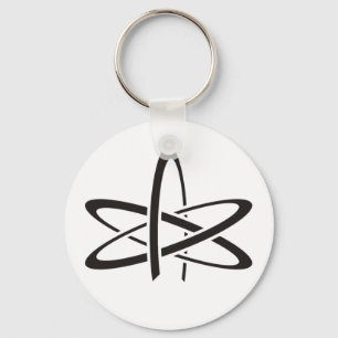 Atheistisches Atom Schlüsselanhänger