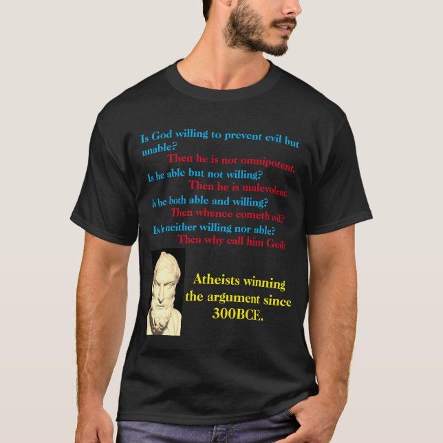 Atheistisches Gewinnen T-Shirt (Vorderseite)