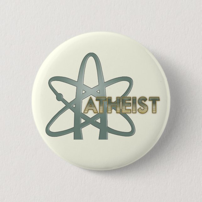 Atheistisches (offizielles amerikanisches button (Vorderseite)