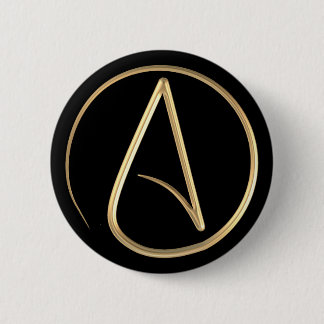 Atheistisches Symbol Button
