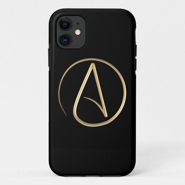 Atheistisches Symbol Case-Mate iPhone Hülle (Rückseite)