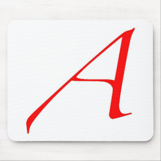 Atheistisches Symbol (Rot A) Mousepad