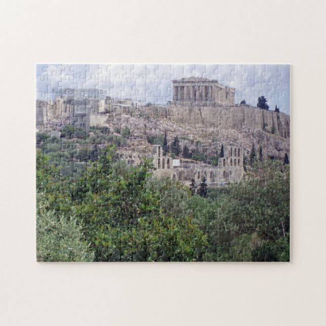 Athen Akropolis Panoramaaussicht Rätsel (Horizontal)
