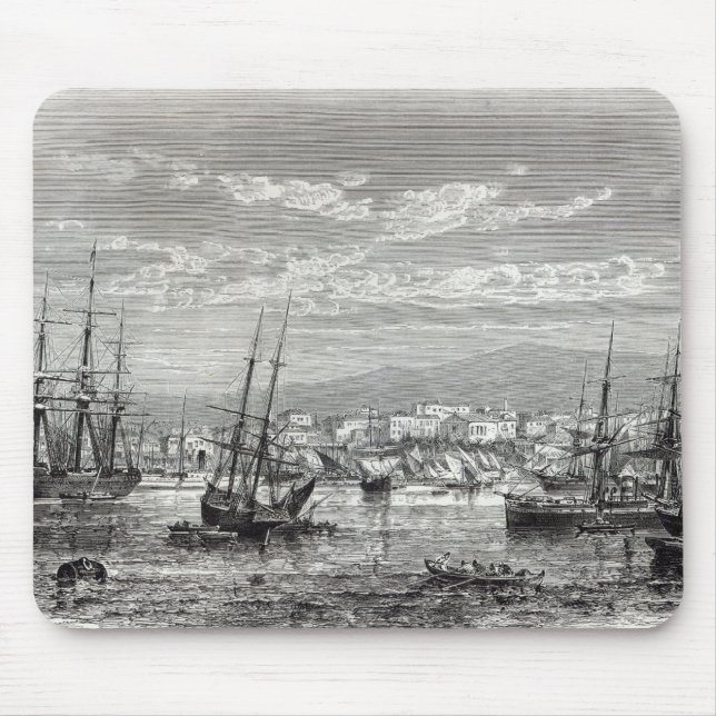 Athen: allgemeine Ansicht des Piräus, Mousepad (Vorne)