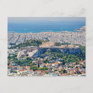 Athen aus dem Lycabettus-Hügel Postkarte