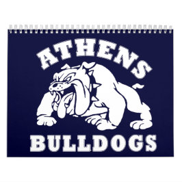 Athen-Bulldoggenkalender Kalender