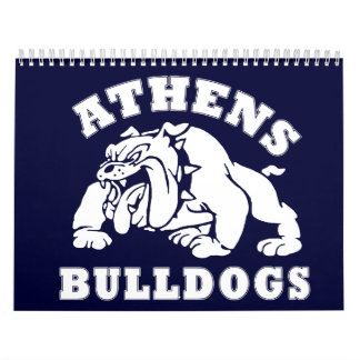 Athen-Bulldoggenkalender Kalender