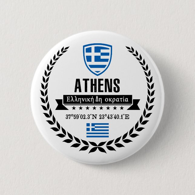 Athen Button (Vorderseite)