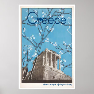 Athen Druck Griechenland Malerei Griechische Kunst Poster
