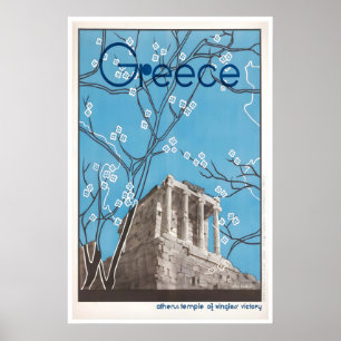 Athen Druck Griechenland Malerei Griechische Kunst Poster