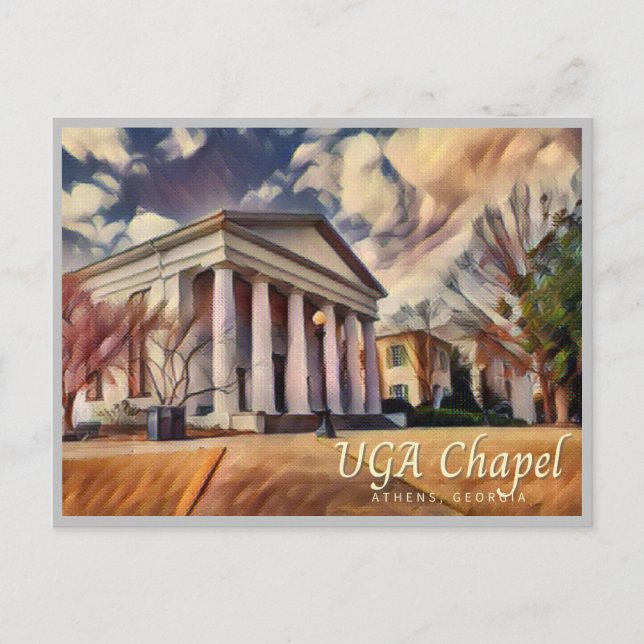 Athen Georgia Postcard Kapelle GA Postkarte (Vorderseite)
