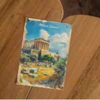 Athen Griechenland Akropolis Malerei