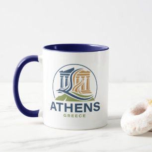 Athen Griechenland Akropolis Parthenon Tasse