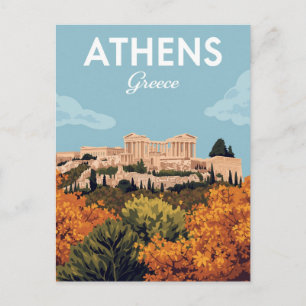 Athen Griechenland Akropolis Postkarte