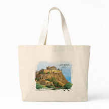 Athen Griechenland Aquarell | Historische Ansichte