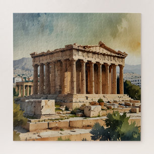 Athen Griechenland Aquarellkunst