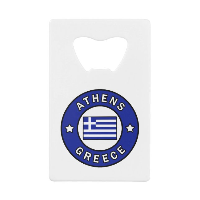Athen Griechenland Geldkarten Flaschenöffner (Vorderseite)