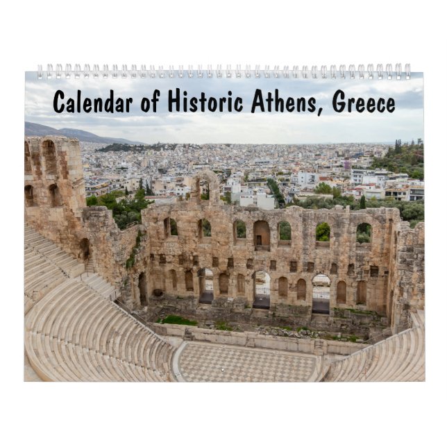 Athen, Griechenland-Kalender Kalender (Titelbild)
