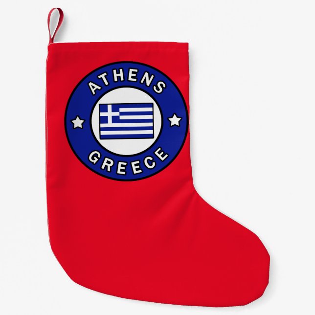 Athen Griechenland Kleiner Weihnachtsstrumpf (Vorderseite)