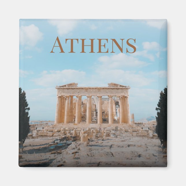 Athen Griechenland Magnet (Vorne)