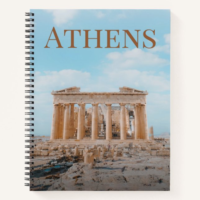 Athen Griechenland Notizbuch (Vorderseite)