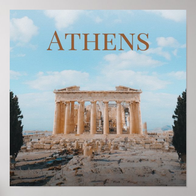Athen Griechenland Poster (Vorne)
