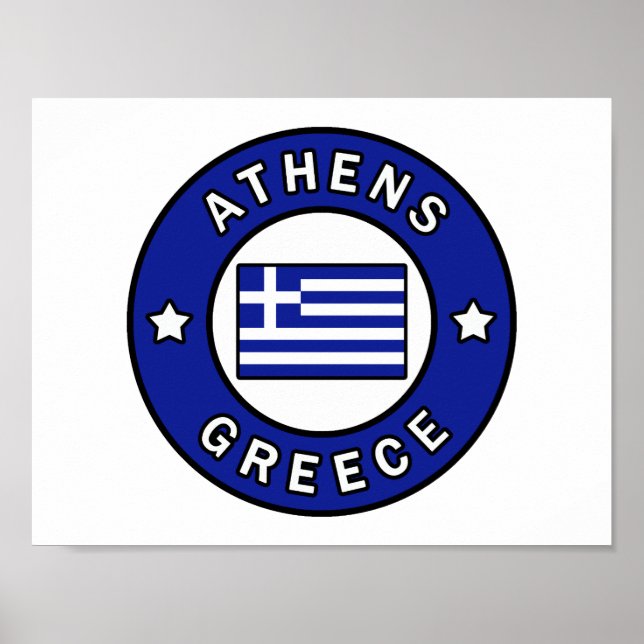 Athen Griechenland Poster (Vorne)