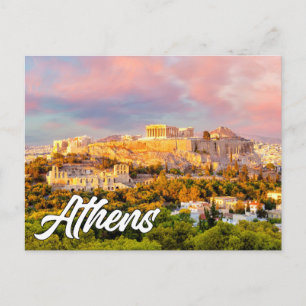 Athen, Griechenland Postkarte