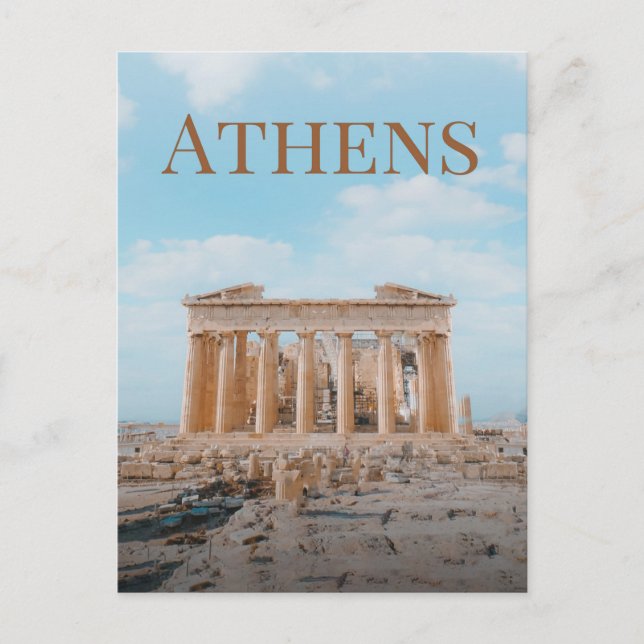 Athen Griechenland Postkarte (Vorderseite)