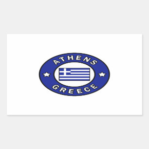 Athen Griechenland Rechteckiger Aufkleber
