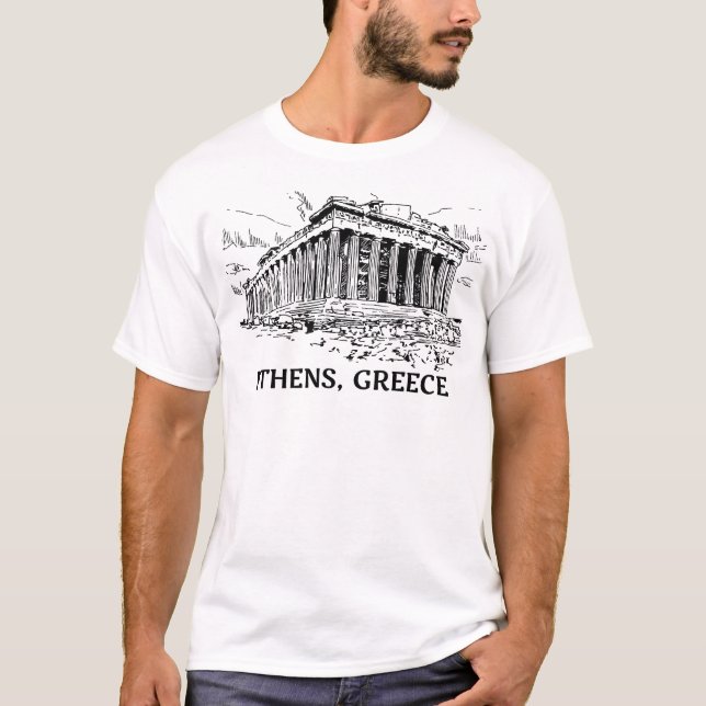 Athen Griechenland T-Shirt (Vorderseite)