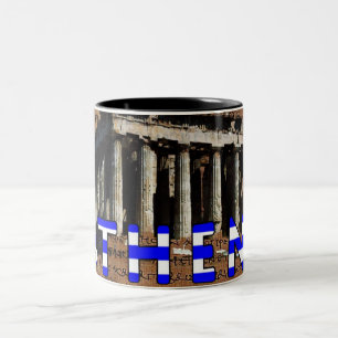 Athen Griechenland Zweifarbige Tasse