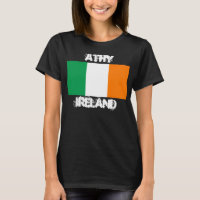 Athen, Irland mit irischer Flagge