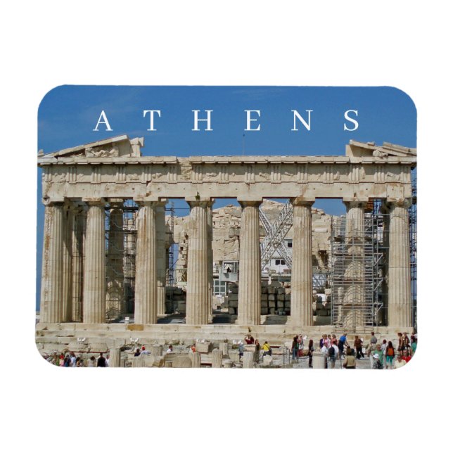 Athen Parthenon View Kühlschrankmagnet Magnet (Horizontal)