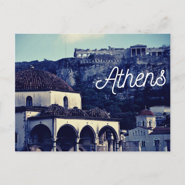 Athen Postkarte (Vorderseite)