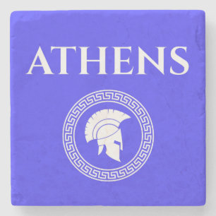Athen Spartaner Steinuntersetzer
