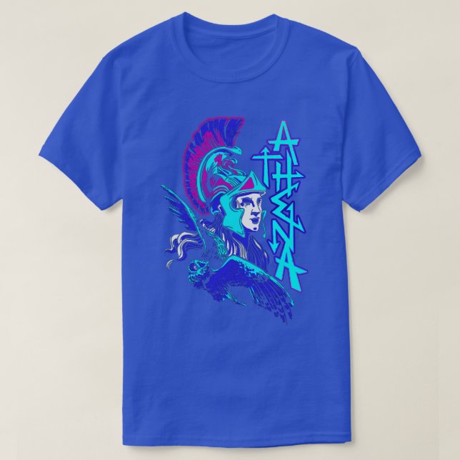 Athena Alte griechische Götter und Monster Mytholo T-Shirt (Design vorne)