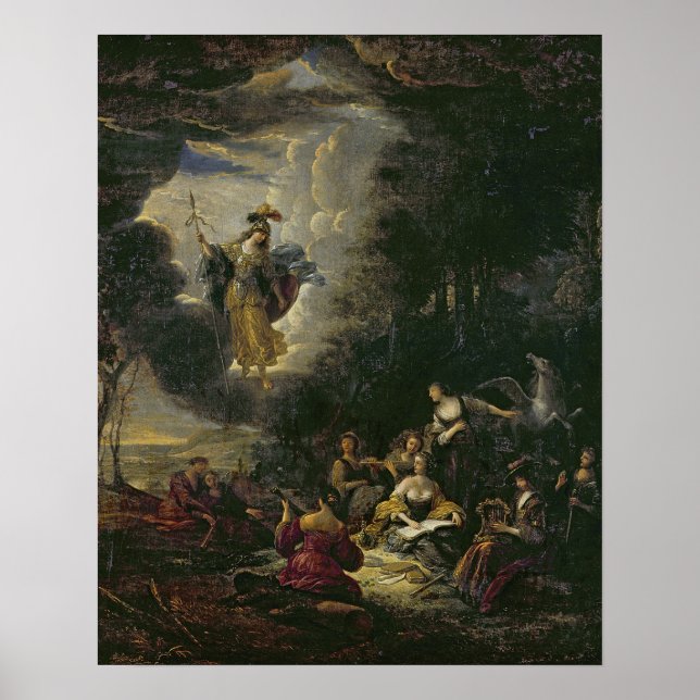 Athena besucht die Muses Poster (Vorne)