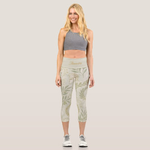 Athena Botanical Activewear Olivenlorbeer Griech Capri Leggings