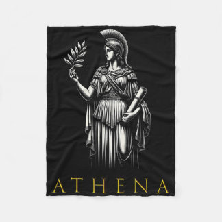 Athena-Göttin der Weisheit und des Krieges Fleecedecke