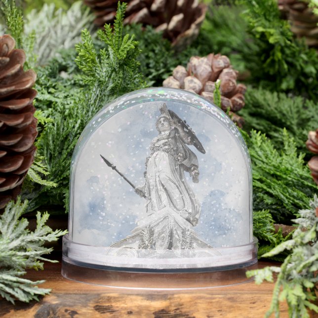 Athena Greek Goddess Statue | Ancient Greek Schneekugeln (Winter)