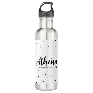 Athena Name bedeutet Moderne Frau Wasser Flasche G Edelstahlflasche