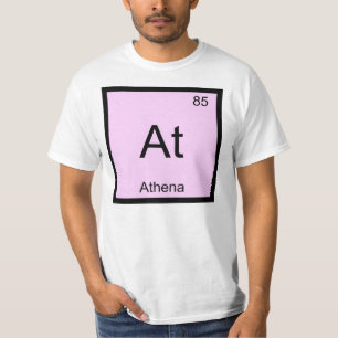 Athena Name Chemie Element Periodensystem T-Shirt