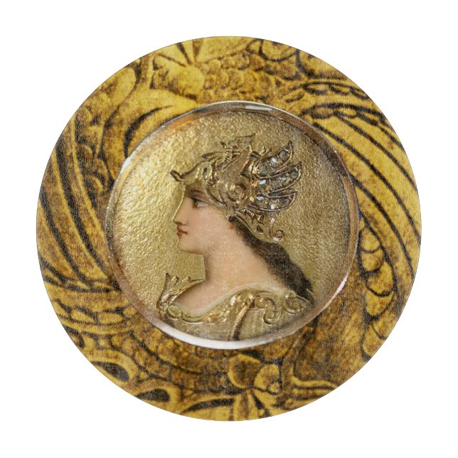 ATHENA UND KAMPF GRIFFINEN SCHNEIDEBRETT (Vorderseite)