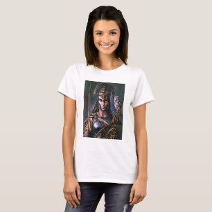 "Athena's Fierce Loyalty" Farbiges Portrait T-Shirt